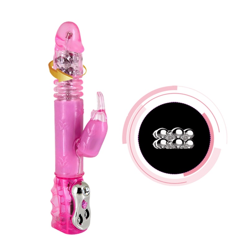 Wibrator króliczek Flirt Powerful - rotacja i ruch tłoczny - 6