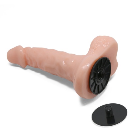 Uprząż strap-on Ultra Passionate: otwarte krocze, dildo 15,7 cm - 3