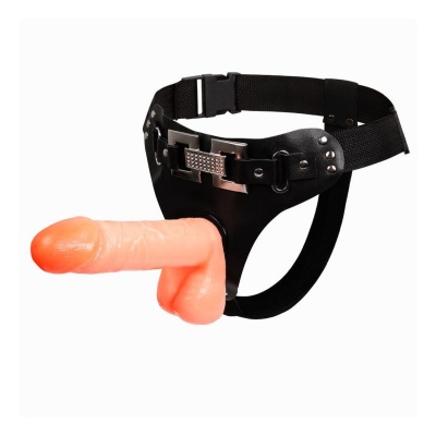 Strap-on Jessica z realistycznym dildo 17,5 cm - 1