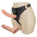 Uprząż Jessica z regulowanymi pasami i dwoma dildami (12,7 cm i 19,8 cm) - 2