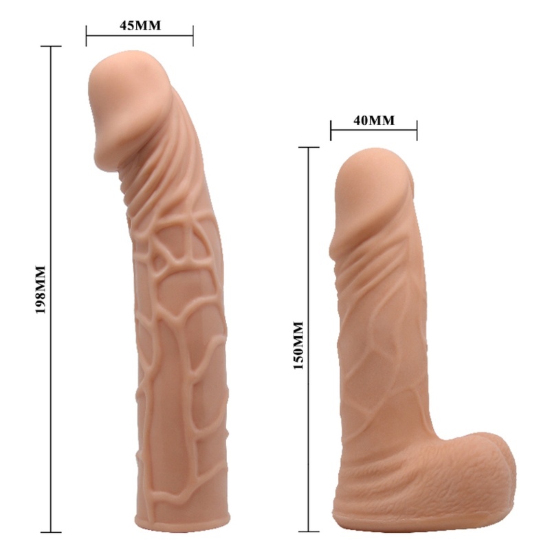 Uprząż Jessica z regulowanymi pasami i dwoma dildami (12,7 cm i 19,8 cm) - 7
