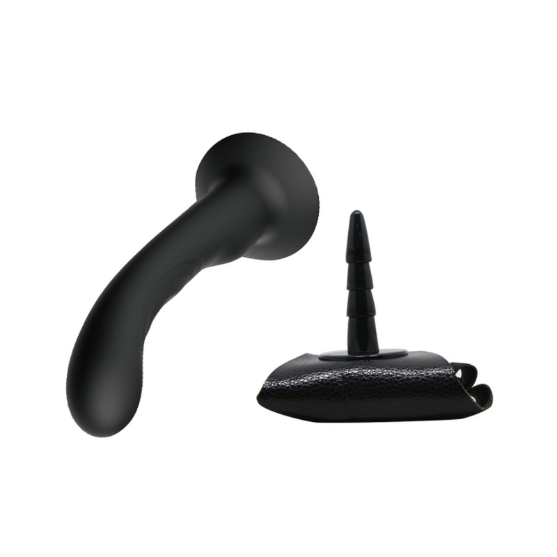 Uprząż erotyczna Ultra Passionate - regulowana, z realistycznym silikonowym dildo i przyssawką - 5