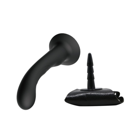 Uprząż erotyczna Ultra Passionate - regulowana, z realistycznym silikonowym dildo i przyssawką - 5
