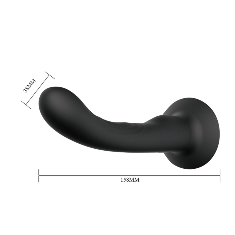 Uprząż erotyczna Ultra Passionate - regulowana, z realistycznym silikonowym dildo i przyssawką - 6