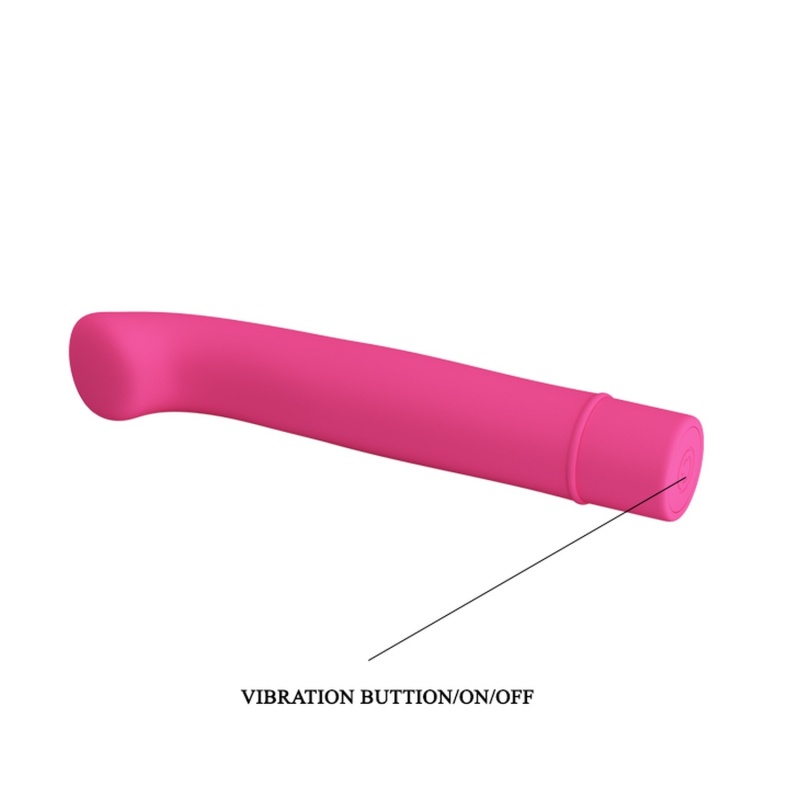 Wibrator punktu G Bogey z zakrzywioną końcówką, 15 cm - 7