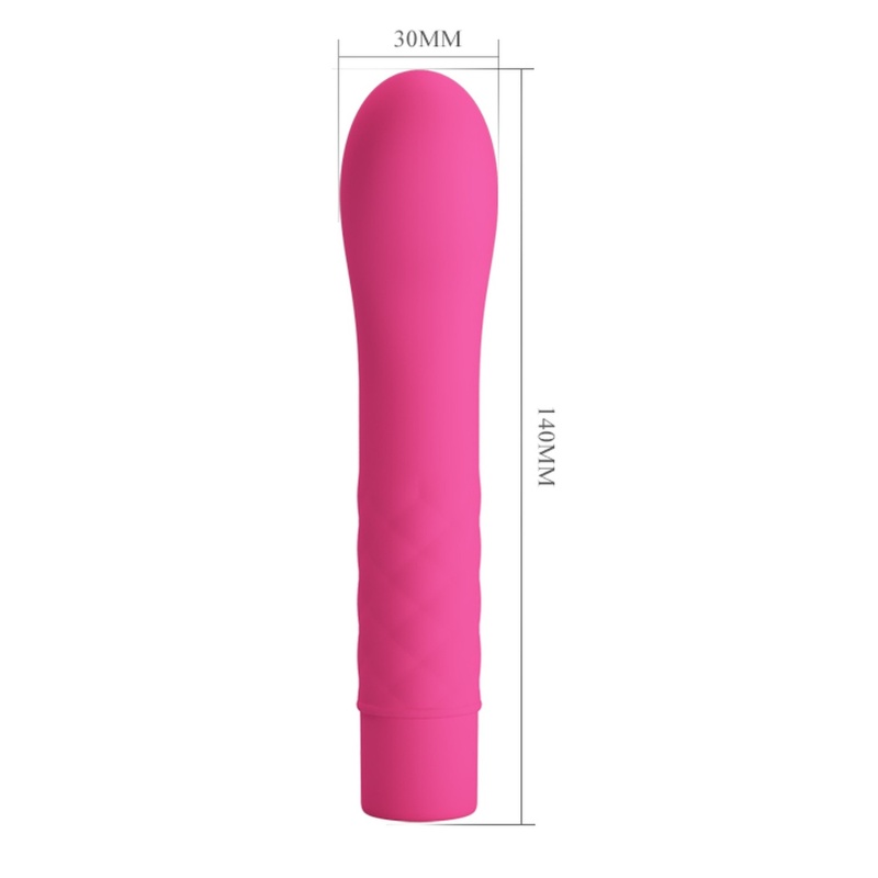 Wibrator Atlas z zakrzywioną główką i elastyczną szyjką, 14 cm - 6