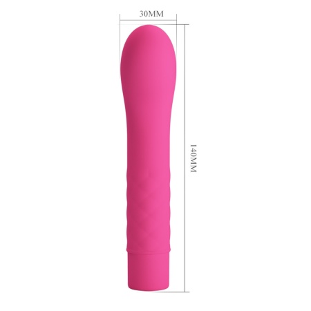 Wibrator Atlas z zakrzywioną główką i elastyczną szyjką, 14 cm - 6