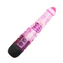 Wibrator Give You Lover - 10 programów wibracji, żebrowany wał, 17,5 cm - 1
