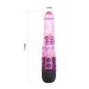Wibrator Give You Lover - 10 programów wibracji, żebrowany wał, 17,5 cm - 6