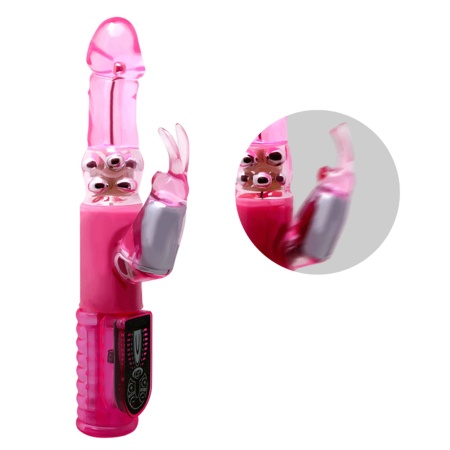 Wibrator króliczek Pleasurizer Legend Toyz - 8 funkcji wibracji i rotacji, niezależna regulacja - 5