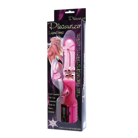 Wibrator króliczek Pleasurizer Legend Toyz - 8 funkcji wibracji i rotacji, niezależna regulacja - 11