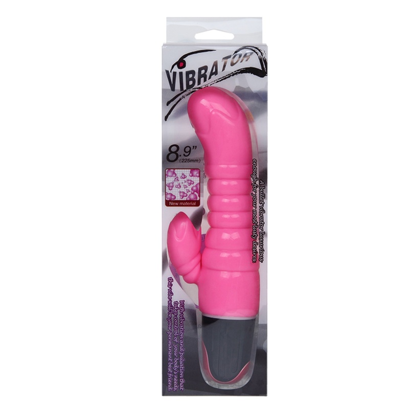 Wibrator BW-048001 zakrzywiony z TPR, 22,5 cm × 4 cm, 1 tryb wibracji - 7