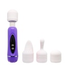 Masażer Magical Massager - 12 funkcji wibracji, 3 wymienne nakładki silikonowe i regulacja prędkości - 1