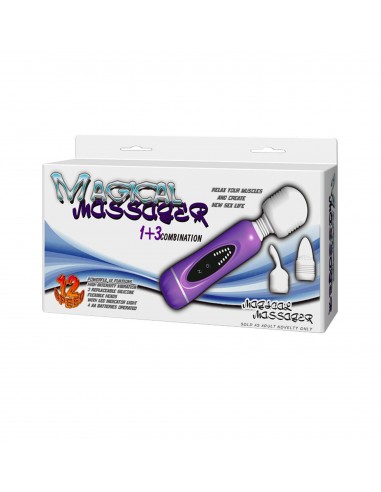 BAILE-  MAGICAL MASSAGER, 1+3 combination, 12 vibration functions 
