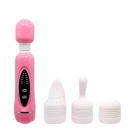 Masażer MAGICAL MASSAGER - system 1+3, 12 funkcji wibracji, wymienne głowice silikonowe - 1