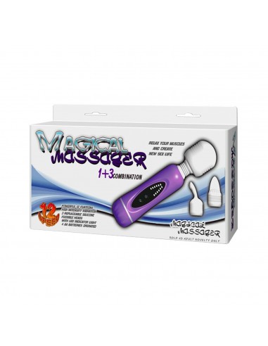 BAILE- MAGICAL MASSAGER,1+3 combination,  12 vibration functions 