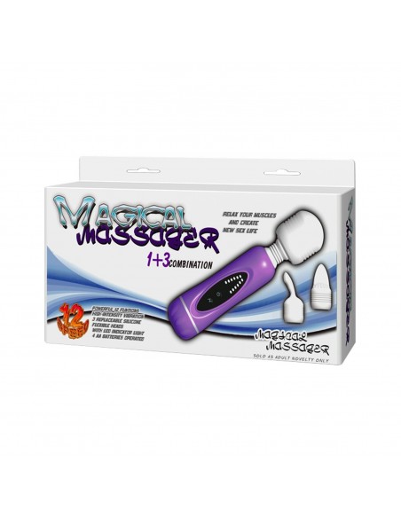 BAILE- MAGICAL MASSAGER,1+3 combination,  12 vibration functions 