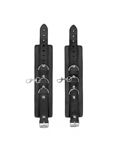 Bonded Leather Collar With Hand Cuffs