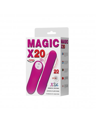 BAILE - MAGIC X20, 20 vibration functions Wireless remote control 