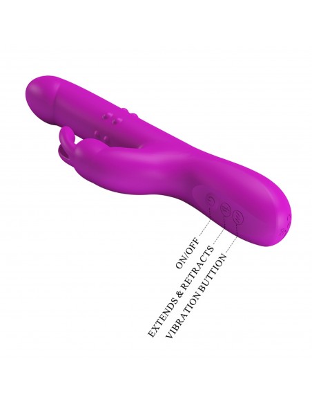 PRETTY LOVE - Reese, 12 vibration functions 4 rotation functions 4 thrusting settings