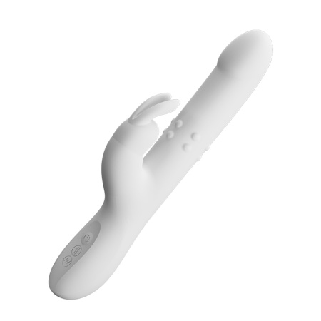 Wibrator królik Reese z wibracjami, rotacją i pchnięciami, 24,8 cm - 2