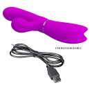 Wibrator Clitoris 20,8 cm z ruchami liżącymi i wibracjami - 5