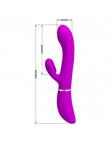PRETTY LOVE - Clitoris Vibrator, 12 vibration functions Memory function 4 licking settings 
