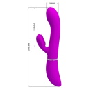 Wibrator Clitoris 20,8 cm z ruchami liżącymi i wibracjami - 6