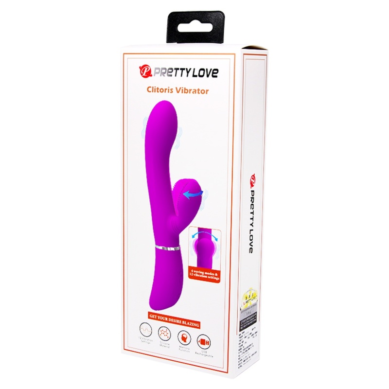 Wibrator Clitoris 20,8 cm z ruchami liżącymi i wibracjami - 7