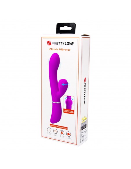PRETTY LOVE - Clitoris Vibrator, 12 vibration functions Memory function 4 licking settings 