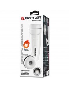 PRETTY LOVE - MARISSA, 12 vibration functions Heating temperature up to 48℃ Sex talk Memory function 7 licking modes 