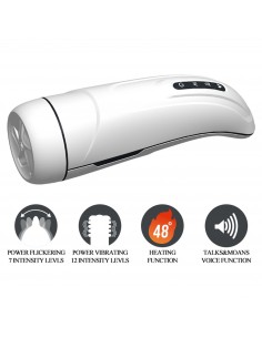 PRETTY LOVE - MARISSA, 12 vibration functions Heating temperature up to 48℃ Sex talk Memory function 7 licking modes  2