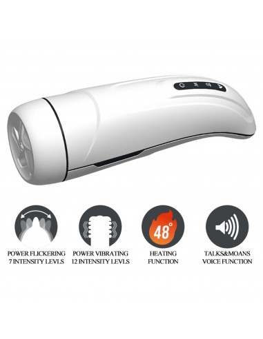 PRETTY LOVE - MARISSA, 12 vibration functions Heating temperature up to 48℃ Sex talk Memory function 7 licking modes 