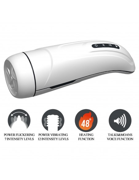 PRETTY LOVE - MARISSA, 12 vibration functions Heating temperature up to 48℃ Sex talk Memory function 7 licking modes 