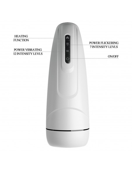 PRETTY LOVE - MARISSA, 12 vibration functions Heating temperature up to 48℃ Sex talk Memory function 7 licking modes 