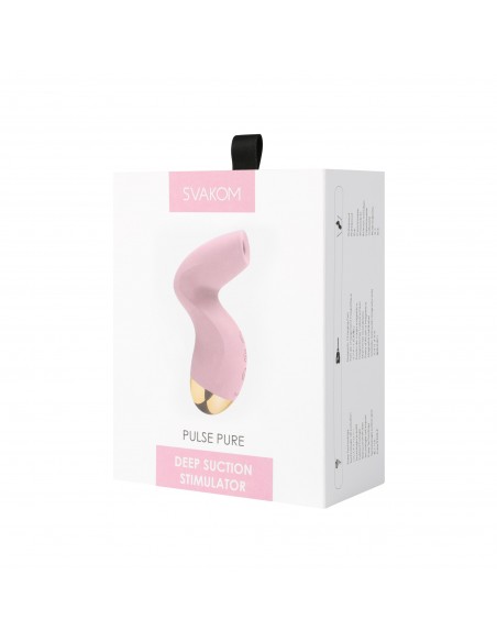 Svakom - Pulse Pure Deep Suction Stimulator Pale Pink