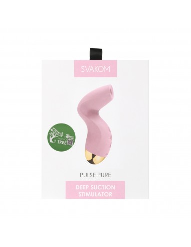 Svakom - Pulse Pure Deep Suction Stimulator Pale Pink