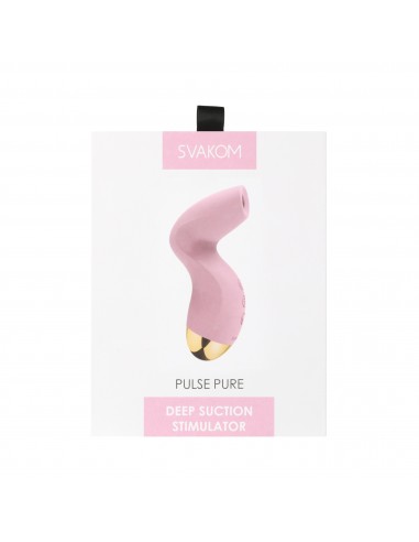 Svakom - Pulse Pure Deep Suction Stimulator Pale Pink