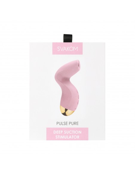 Svakom - Pulse Pure Deep Suction Stimulator Pale Pink