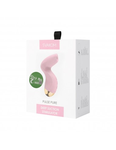 Svakom - Pulse Pure Deep Suction Stimulator Pale Pink