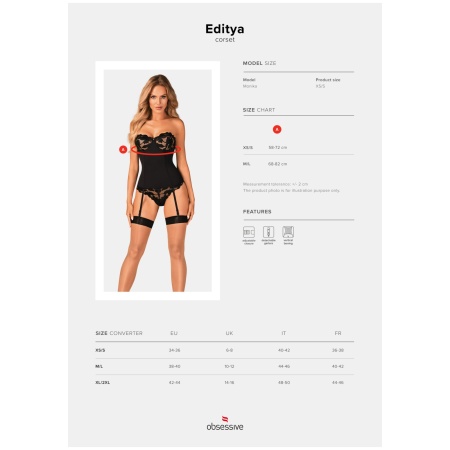 Bielizna-Editya gorset M/L - 7