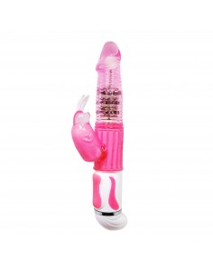 BAILE- Fasination Vibrator Pink,12 vibration functions 4 rotation functions