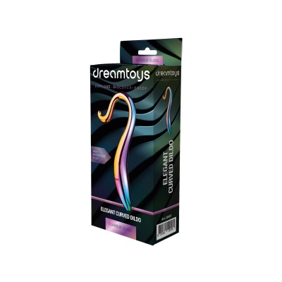 Dildo Analne Glamour Glass Elegant Curved - 1 2