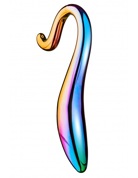 GLAMOUR GLASS ELEGANT CURVED DILDO