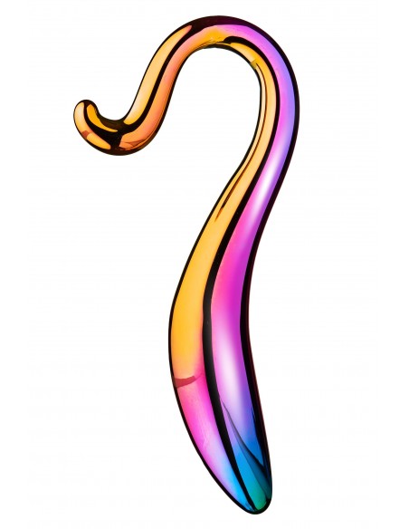 GLAMOUR GLASS ELEGANT CURVED DILDO