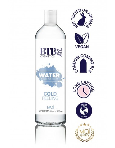 BTB WATER BASED COLD FEELING LUBRICANT 250ML