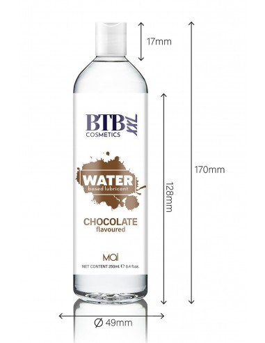 BTB WATER BASED FLAVORED CHOCOLAT LUBRICANT 250ML
