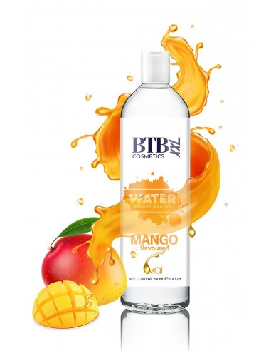 BTB WATER BASED FLAVORED MANGO LUBRICANT 250ML