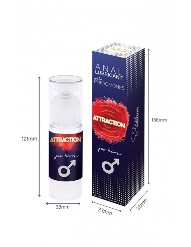 ANAL LUBRICANT WITH PHEROMONES ATTRACTION FOR HIM 50 ML