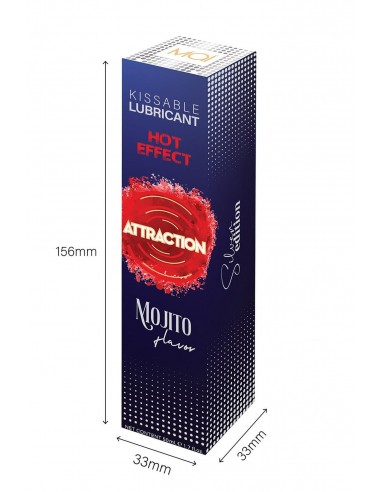 LUBRICANT ATTRACTION HEAT MOJITO 50 ML